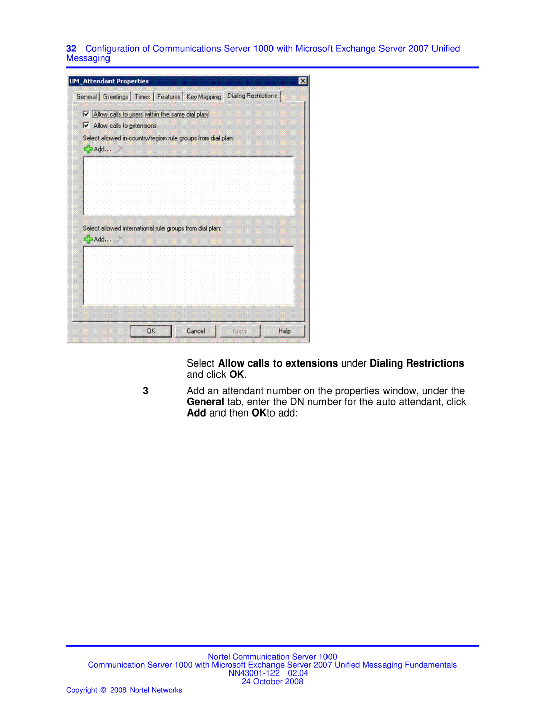 Nortel Networks NN43001-122 manual Copyright 2008 Nortel Networks 