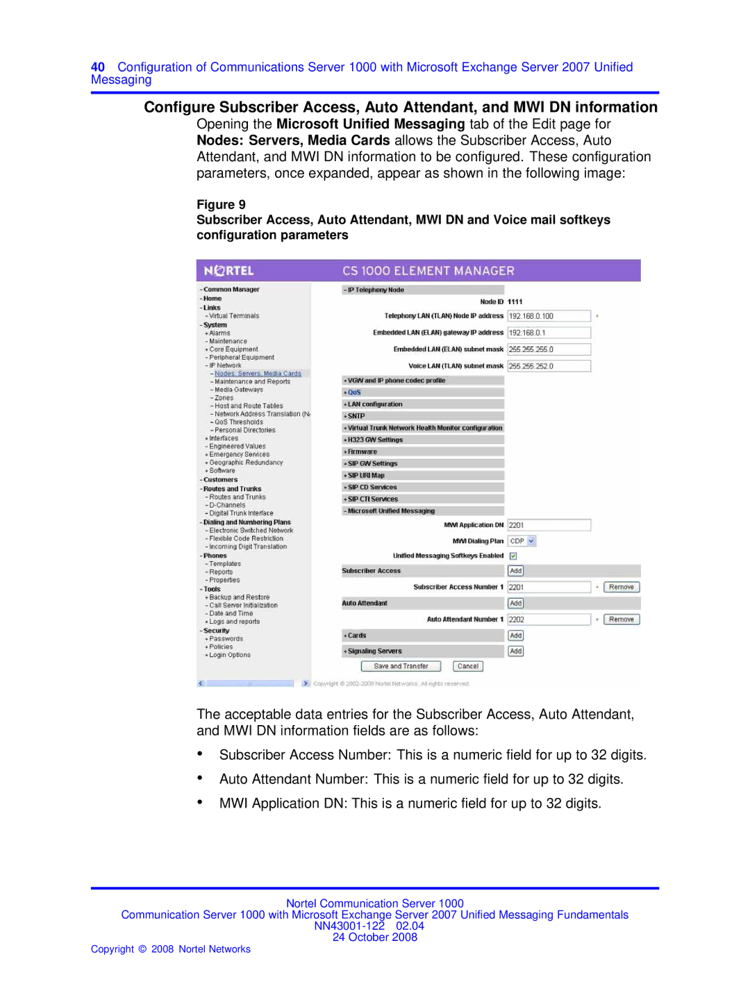 Nortel Networks NN43001-122 manual Copyright 2008 Nortel Networks 