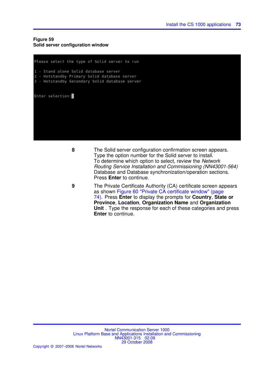 Nortel Networks NN43001-315 manual Solid server configuration window 