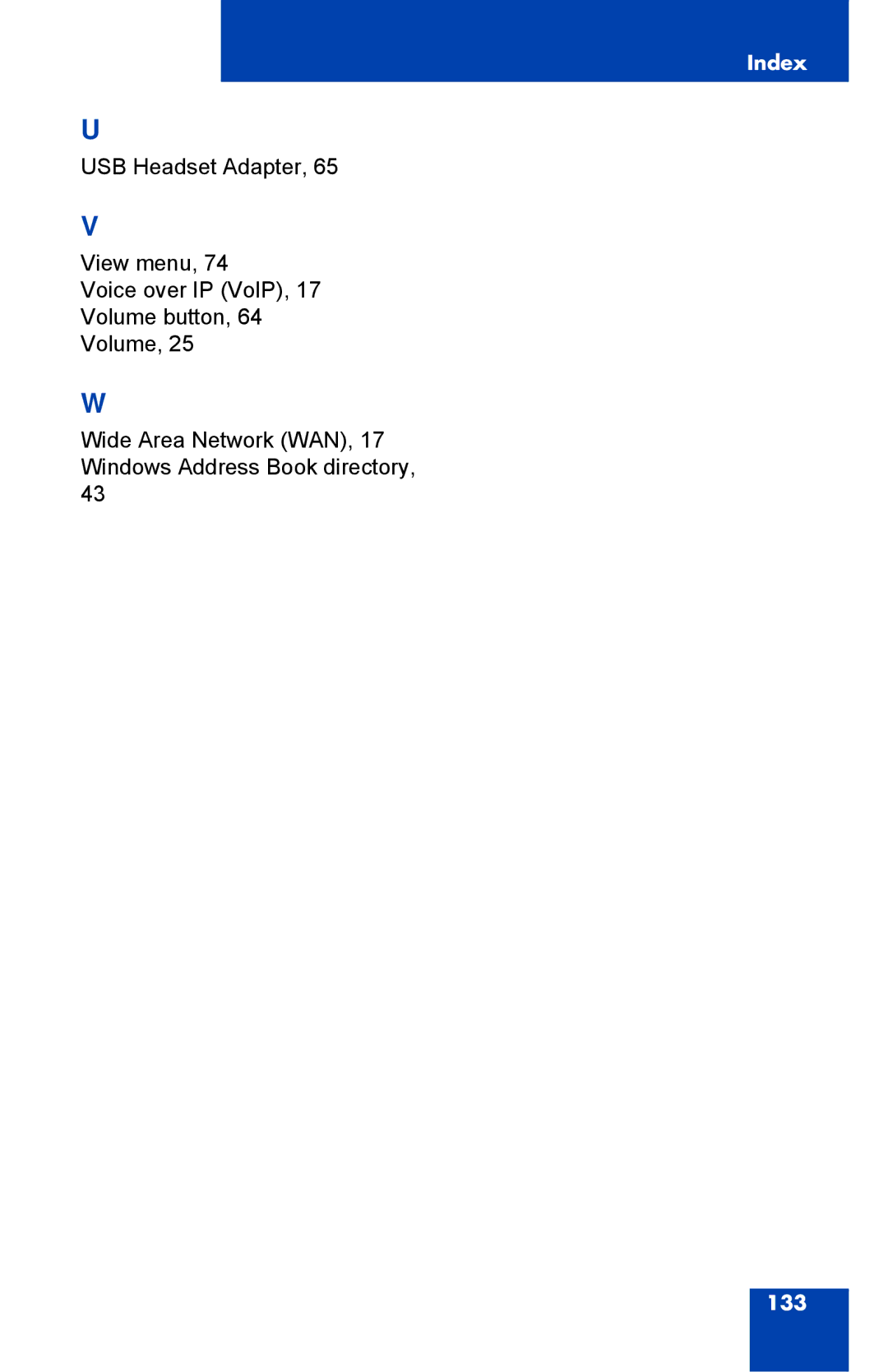 Nortel Networks NN43119-101 manual 133 