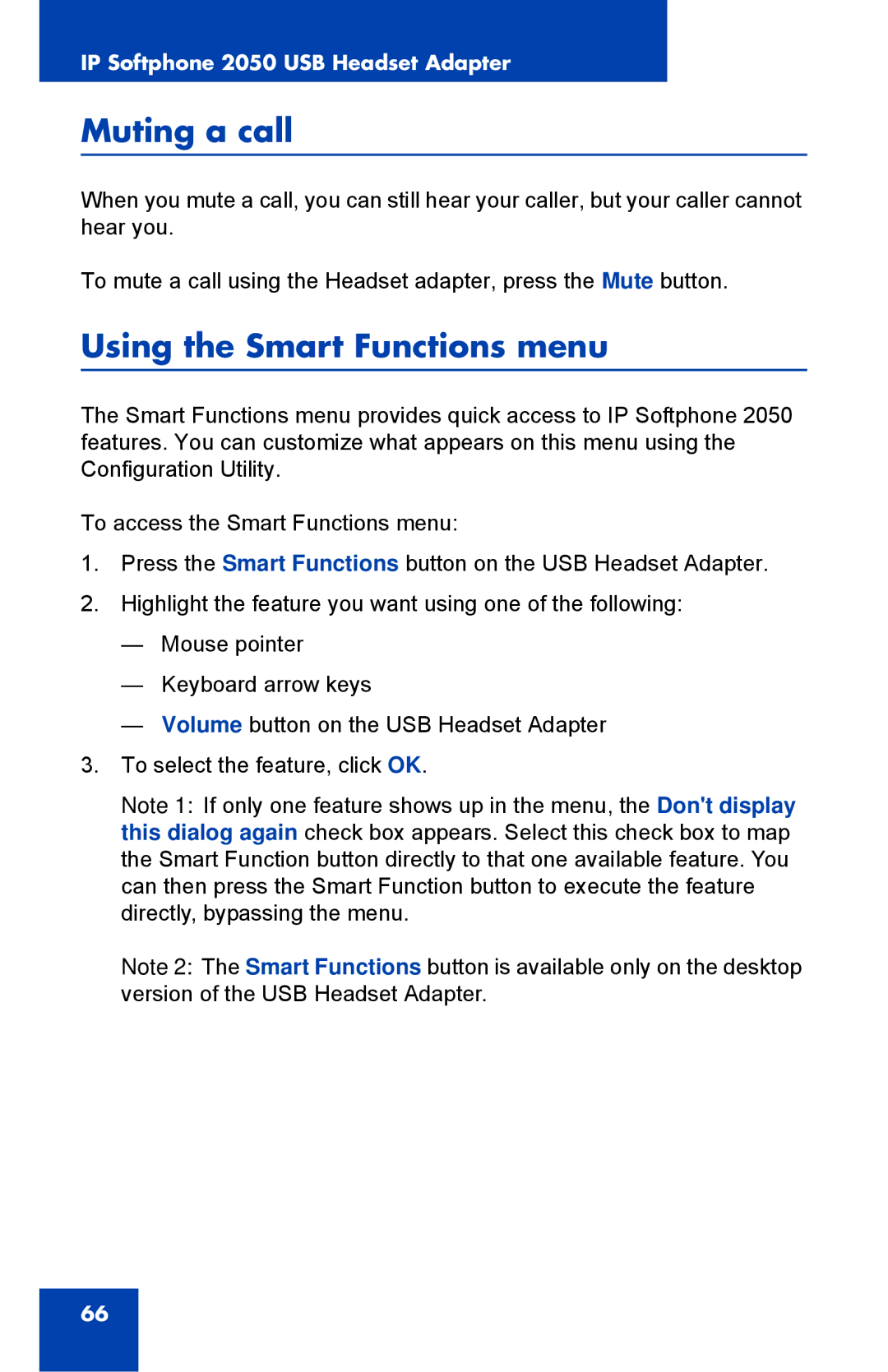 Nortel Networks NN43119-101 manual Muting a call, Using the Smart Functions menu 