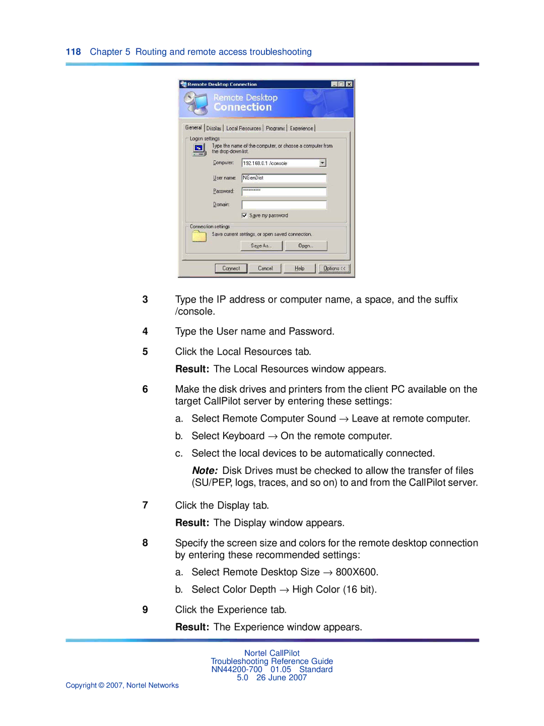 Nortel Networks NN44200-700 manual Routing and remote access troubleshooting 