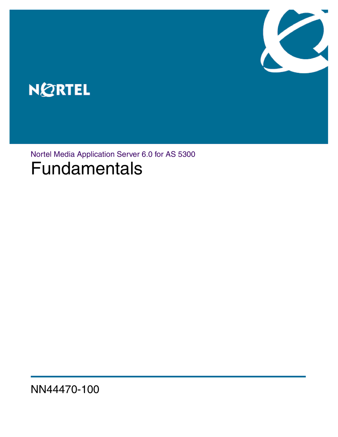 Nortel Networks NN44470-100 manual Fundamentals 