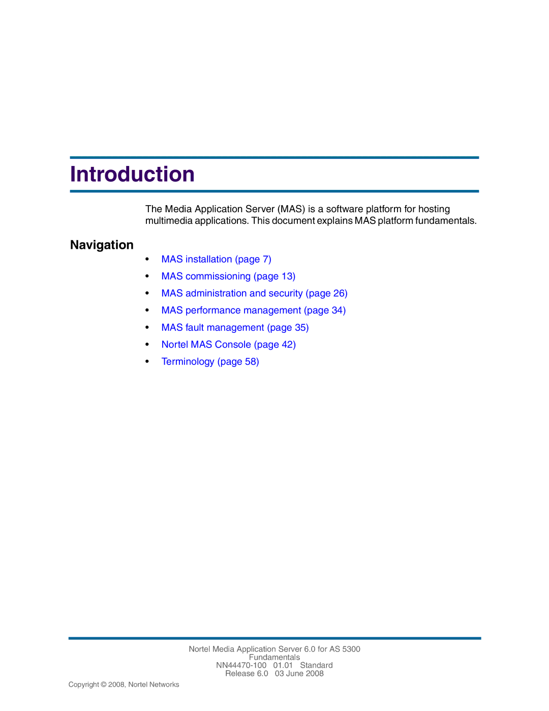 Nortel Networks NN44470-100 manual Introduction 