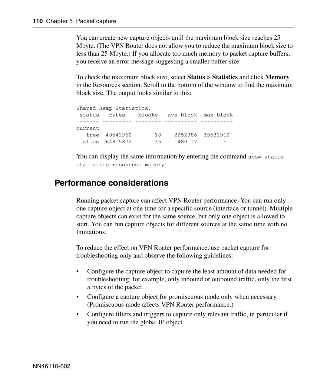 Nortel Networks NN46110-602 manual Performance considerations 