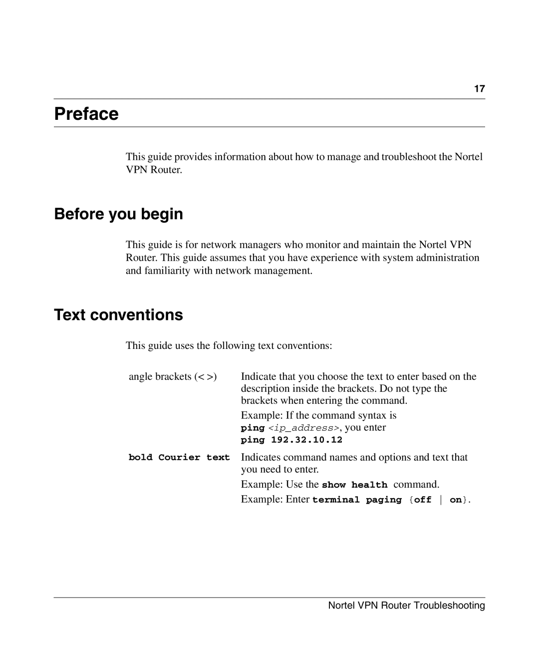 Nortel Networks NN46110-602 manual Before you begin, Text conventions 