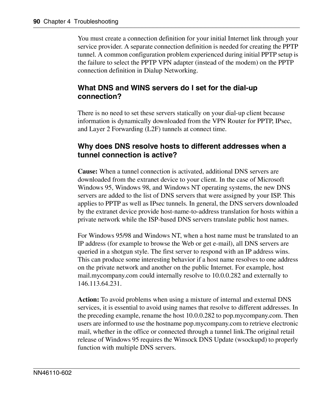 Nortel Networks NN46110-602 manual Troubleshooting 