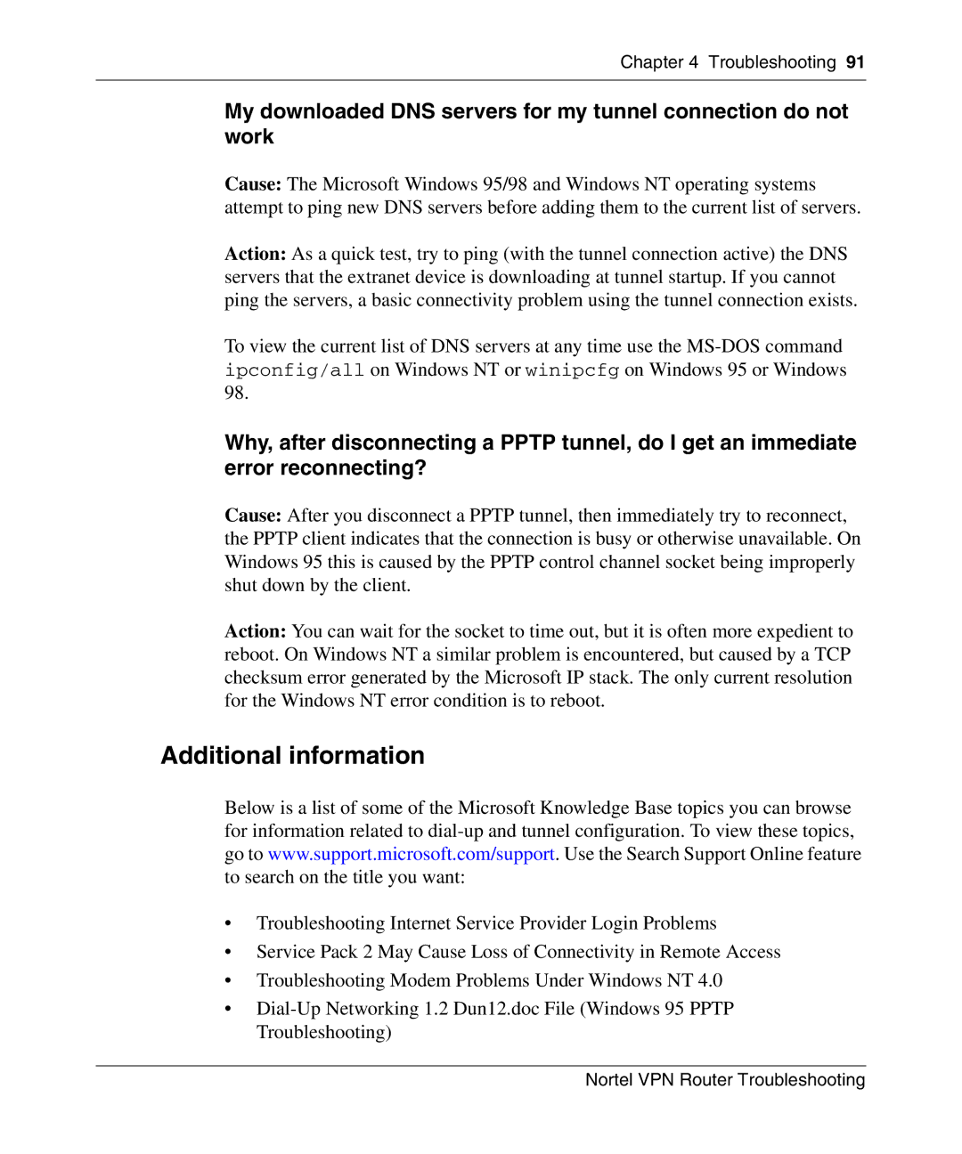 Nortel Networks NN46110-602 manual Additional information 