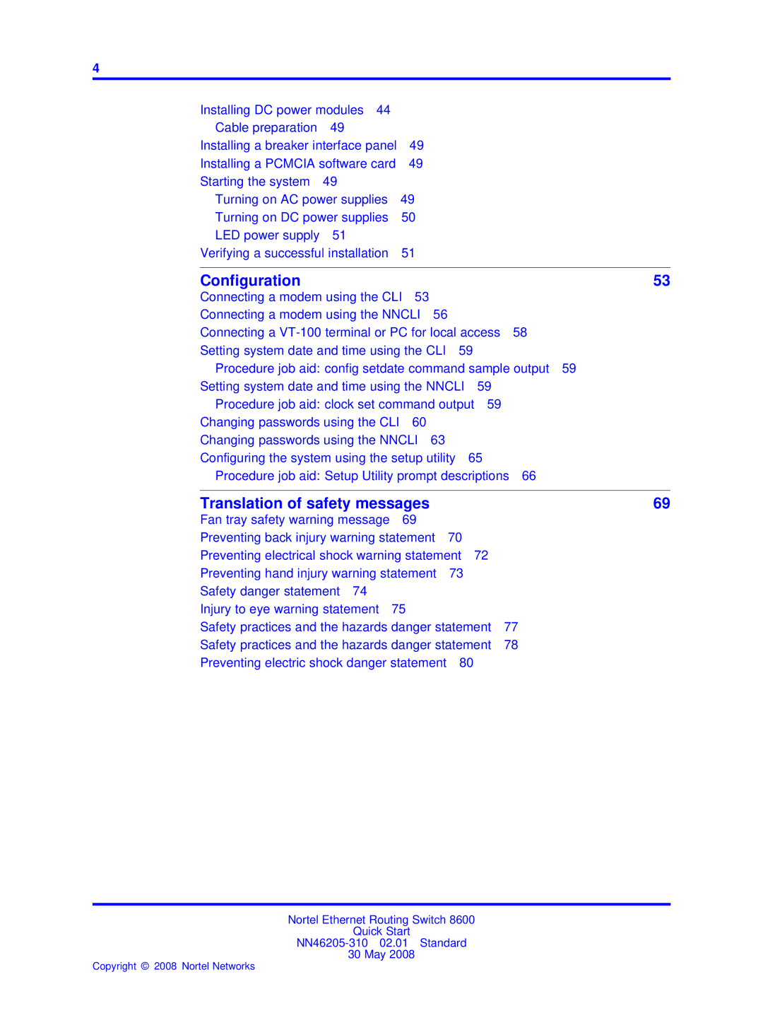 Nortel Networks NN46205-310 quick start Configuration 