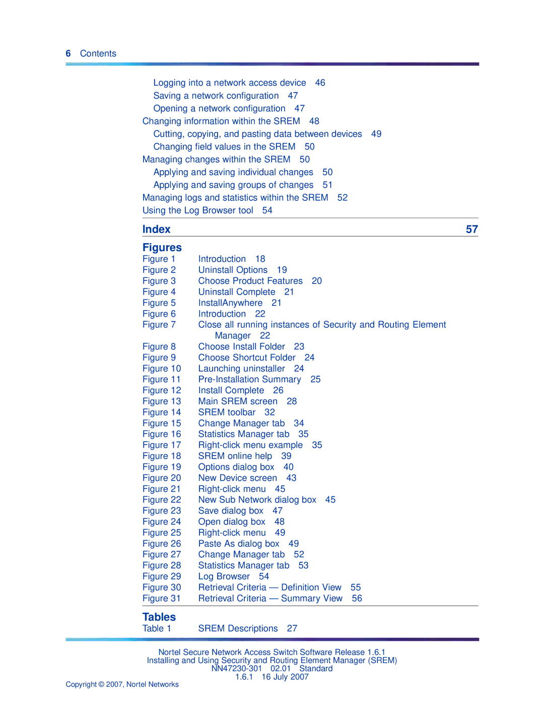 Nortel Networks NN47230-301 manual Figures 