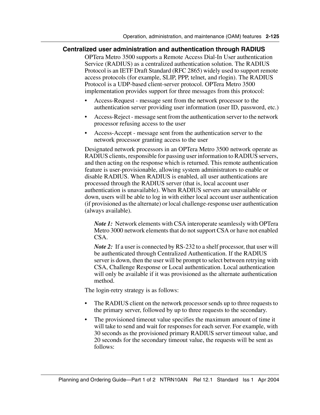 Nortel Networks 3500, NTRN10AN manual Operation, administration, and maintenance OAM features 