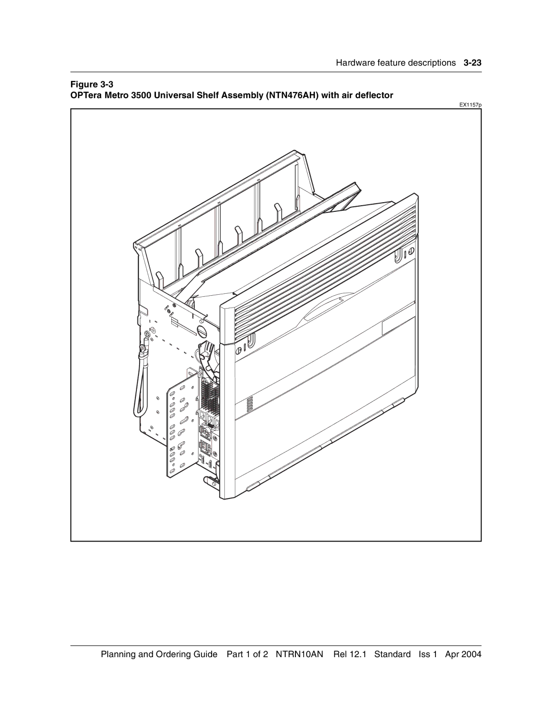 Nortel Networks 3500, NTRN10AN manual EX1157p 