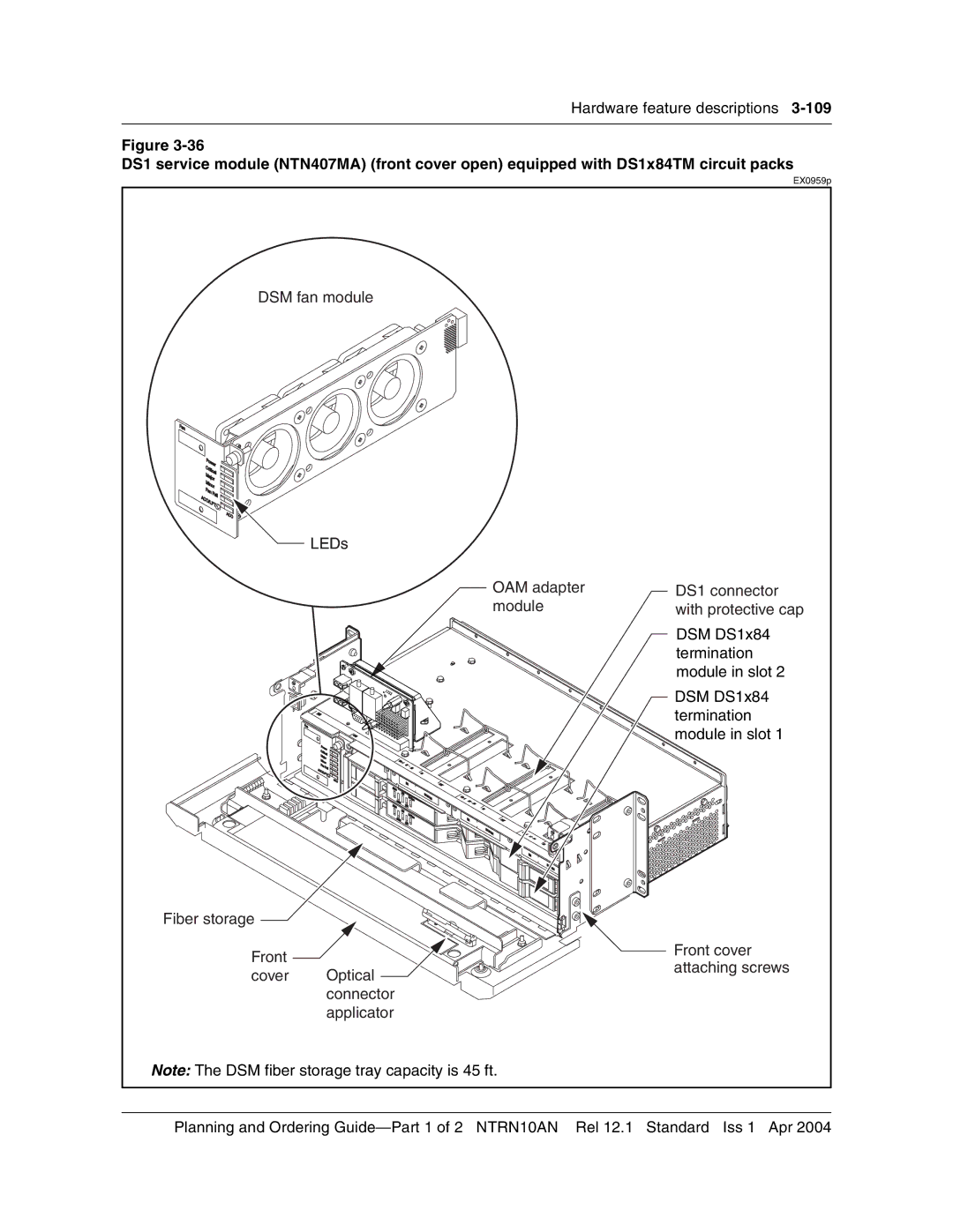 Nortel Networks 3500, NTRN10AN manual EX0959p 