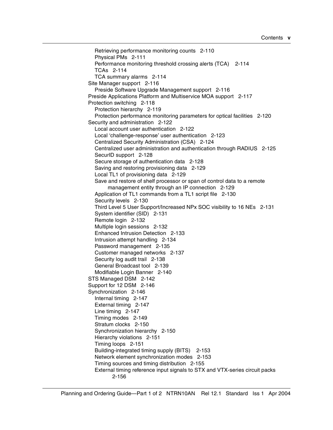 Nortel Networks 3500, NTRN10AN manual Contents 