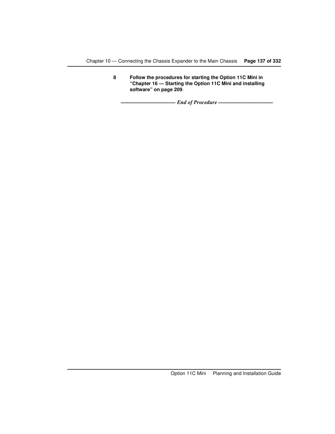 Nortel Networks Option 11C Mini manual Connecting the Chassis Expander to the Main Chassis 