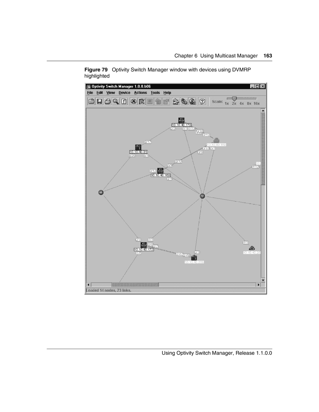 Nortel Networks Optivity Switch manual Using Multicast Manager 