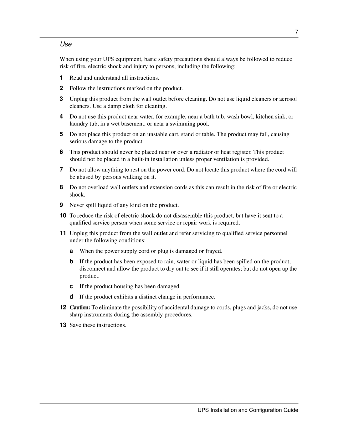 Nortel Networks P0607274 0 manual Use 