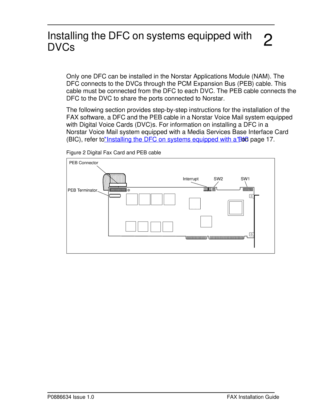 Nortel Networks P0886634 manual DVCs 