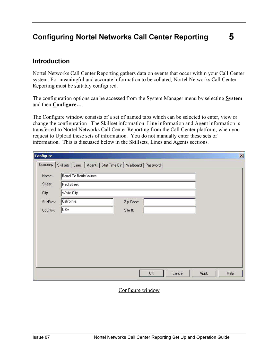 Nortel Networks P0919439 manual Configuring Nortel Networks Call Center Reporting, Introduction 