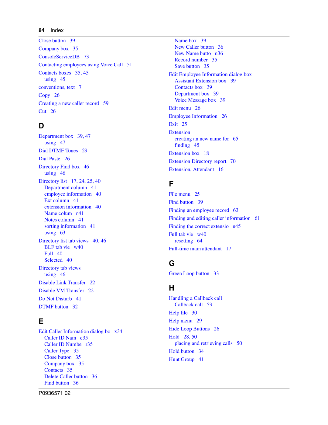 Nortel Networks P0936571 02 manual 