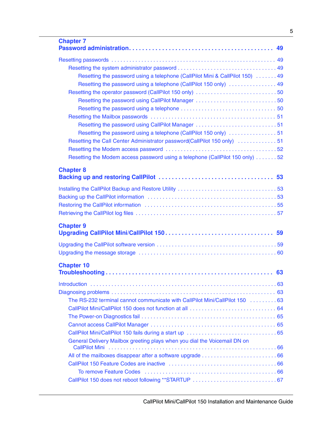 Nortel Networks P0990474 03 manual Chapter Upgrading CallPilot Mini/CallPilot 150 