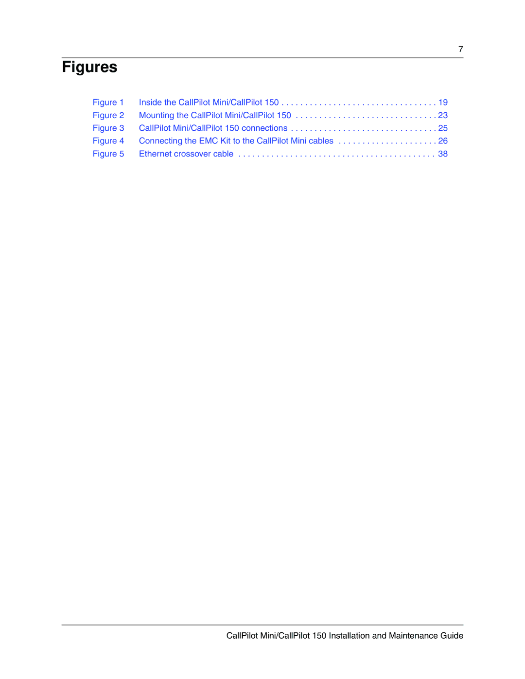 Nortel Networks P0990474 03 manual Figures 