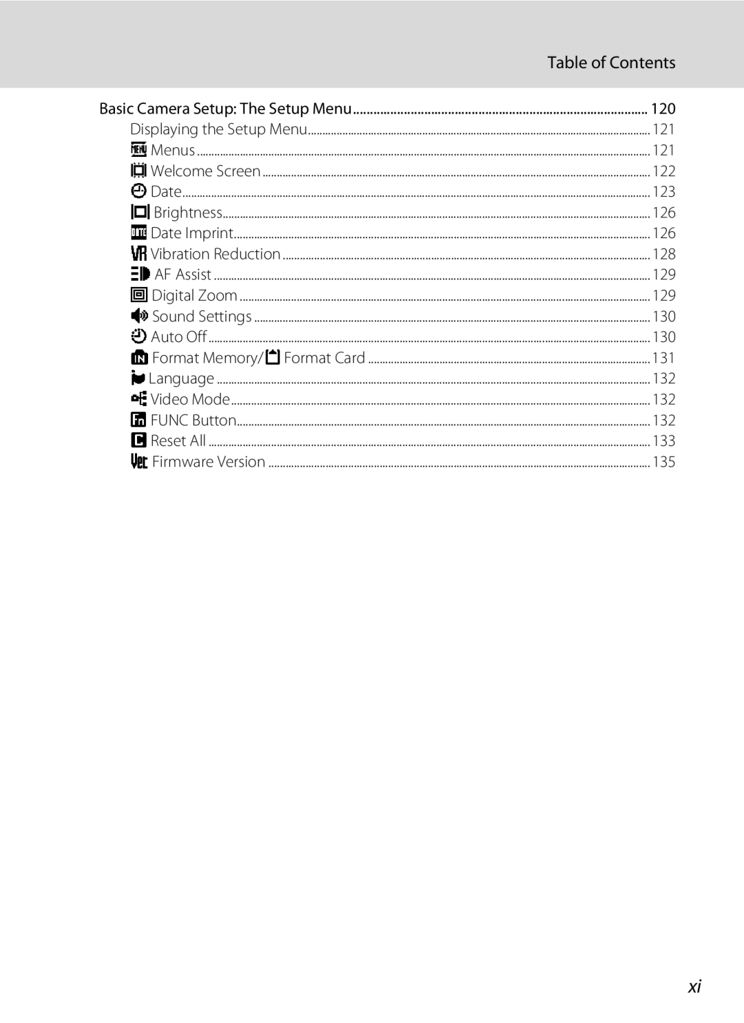 Nortel Networks P5100 user manual 120, 121, 122, 123, 126, 128, 129, 130, 131, 132, 133, 135 