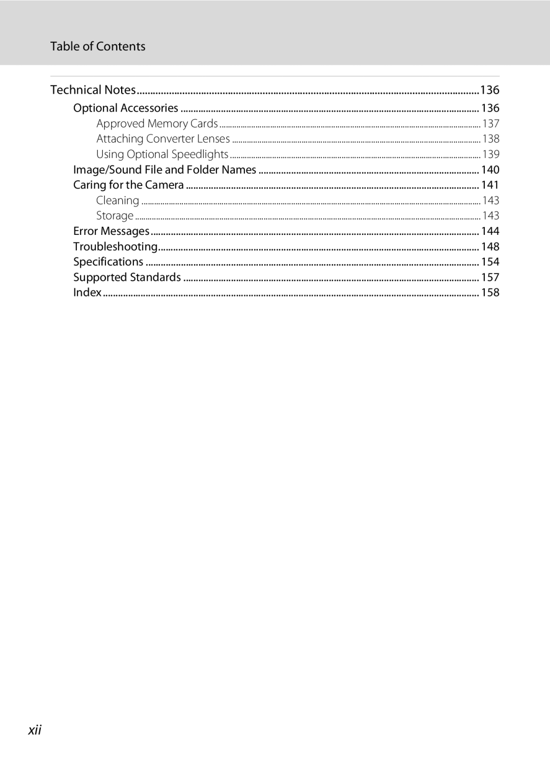 Nortel Networks P5100 user manual Xii 