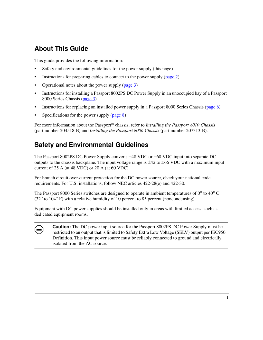 Nortel Networks Passport 8002PS manual About This Guide, Safety and Environmental Guidelines 