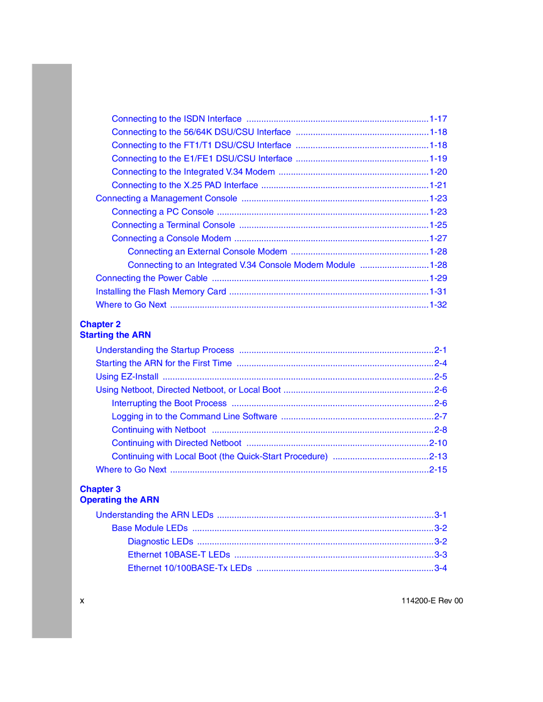 Nortel Networks Passport ARN Routers manual Chapter Starting the ARN 