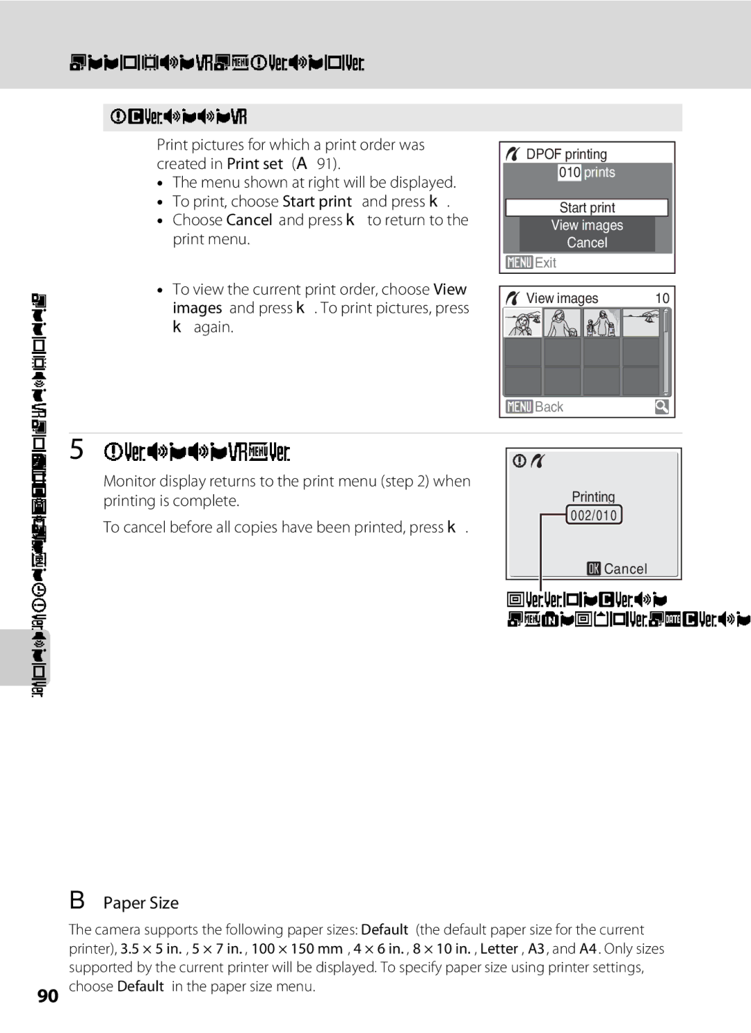 Nortel Networks S560 user manual Paper Size 