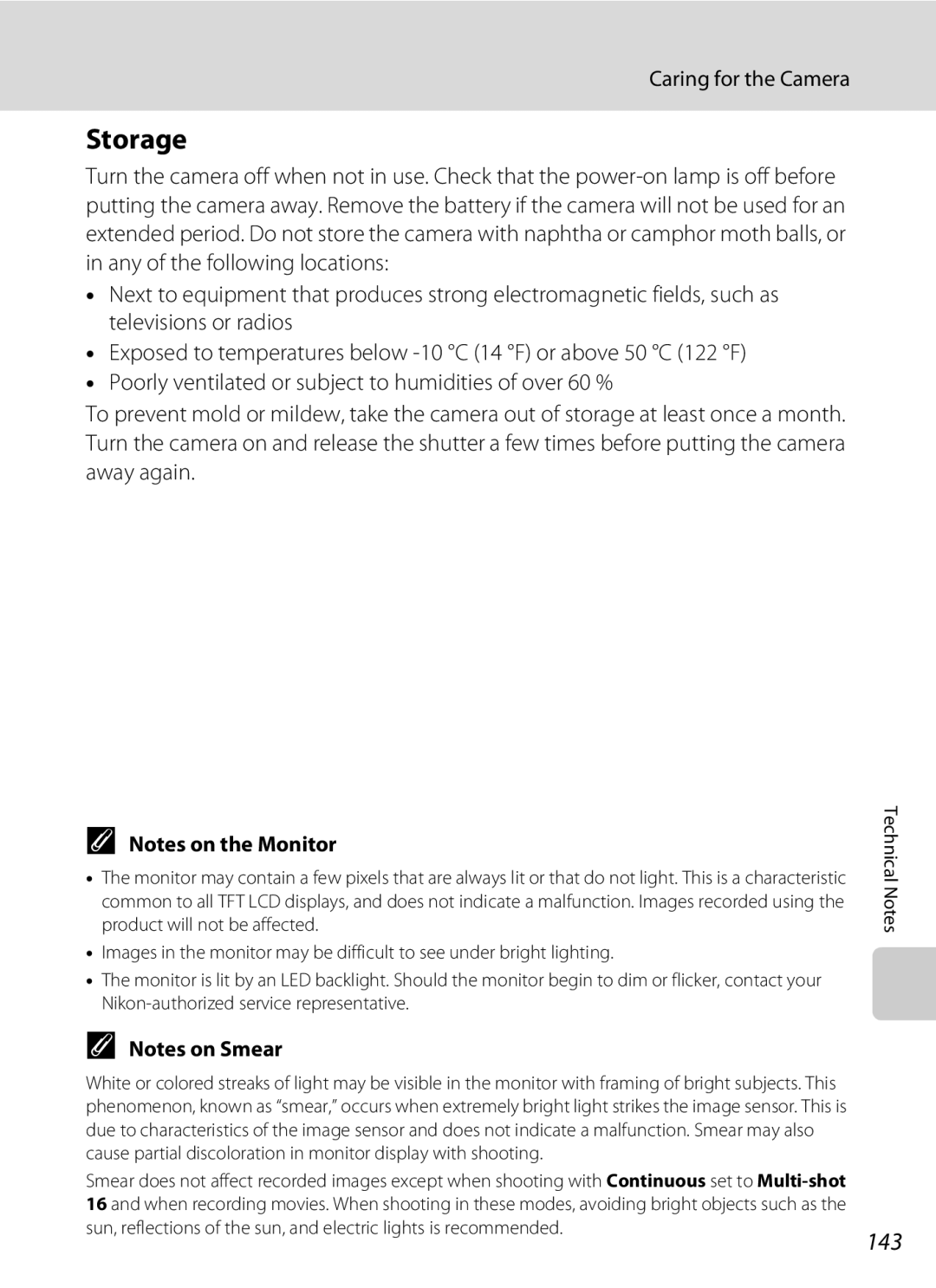 Nortel Networks S640 user manual Storage, 143 