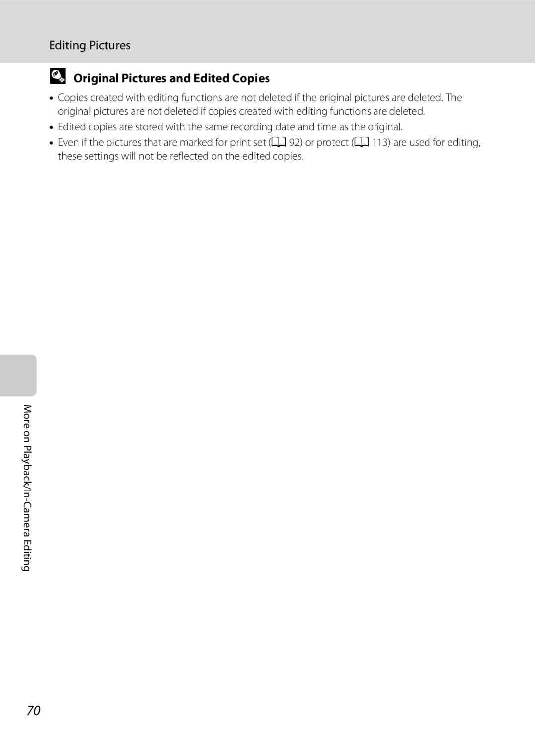 Nortel Networks S640 user manual Editing Pictures, Original Pictures and Edited Copies 