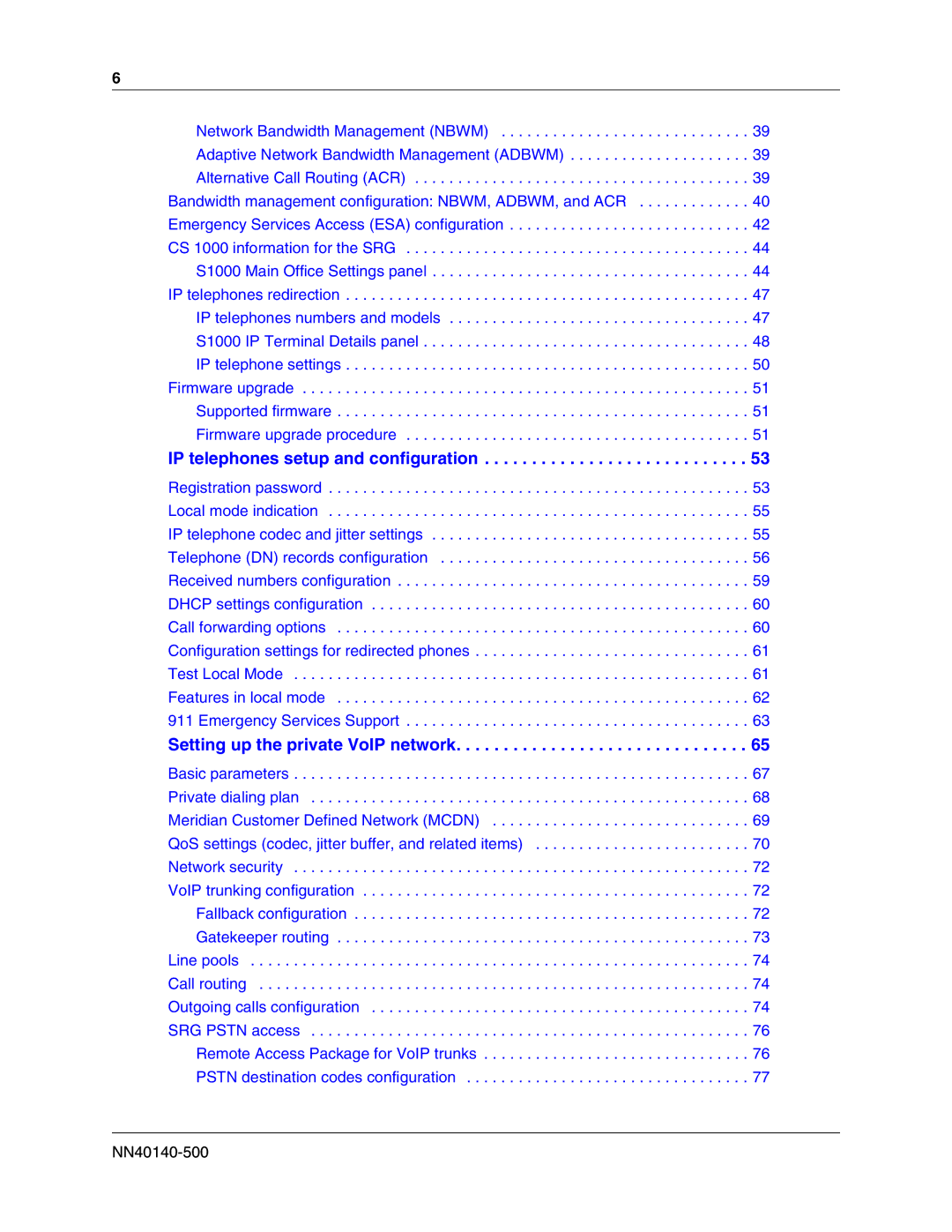 Nortel Networks SRG50 manual Fallback configuration Gatekeeper routing 