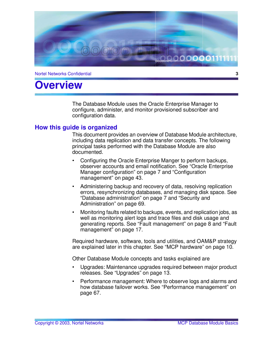 Nortel Networks Standard MCP 1.1 FP1 (02.02) manual Overview, How this guide is organized 