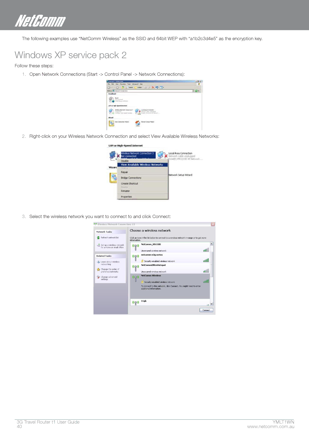 Nortel Networks T1 manual Windows XP service pack 