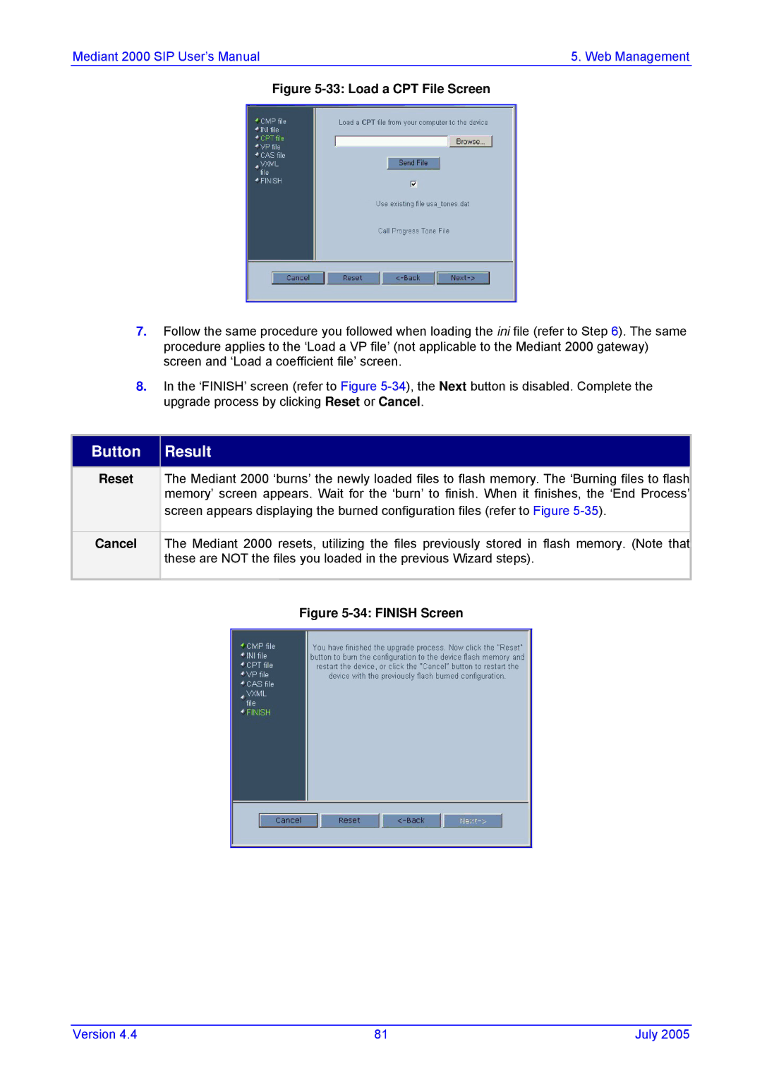 Nortel Networks TP-1610 SIP user manual Reset, Cancel 