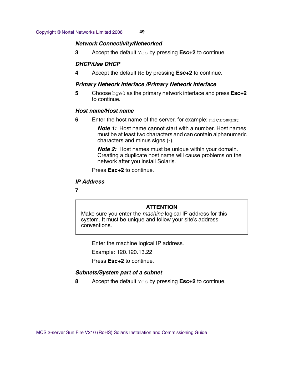 Nortel Networks V210 (RoHS) manual Network Connectivity/Networked 