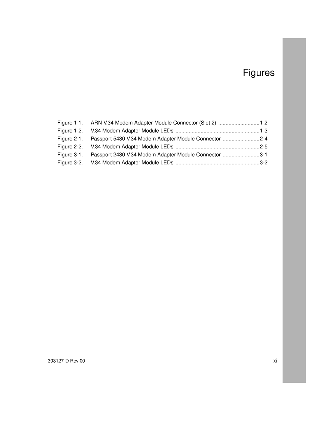 Nortel Networks V.34 manual Figures 