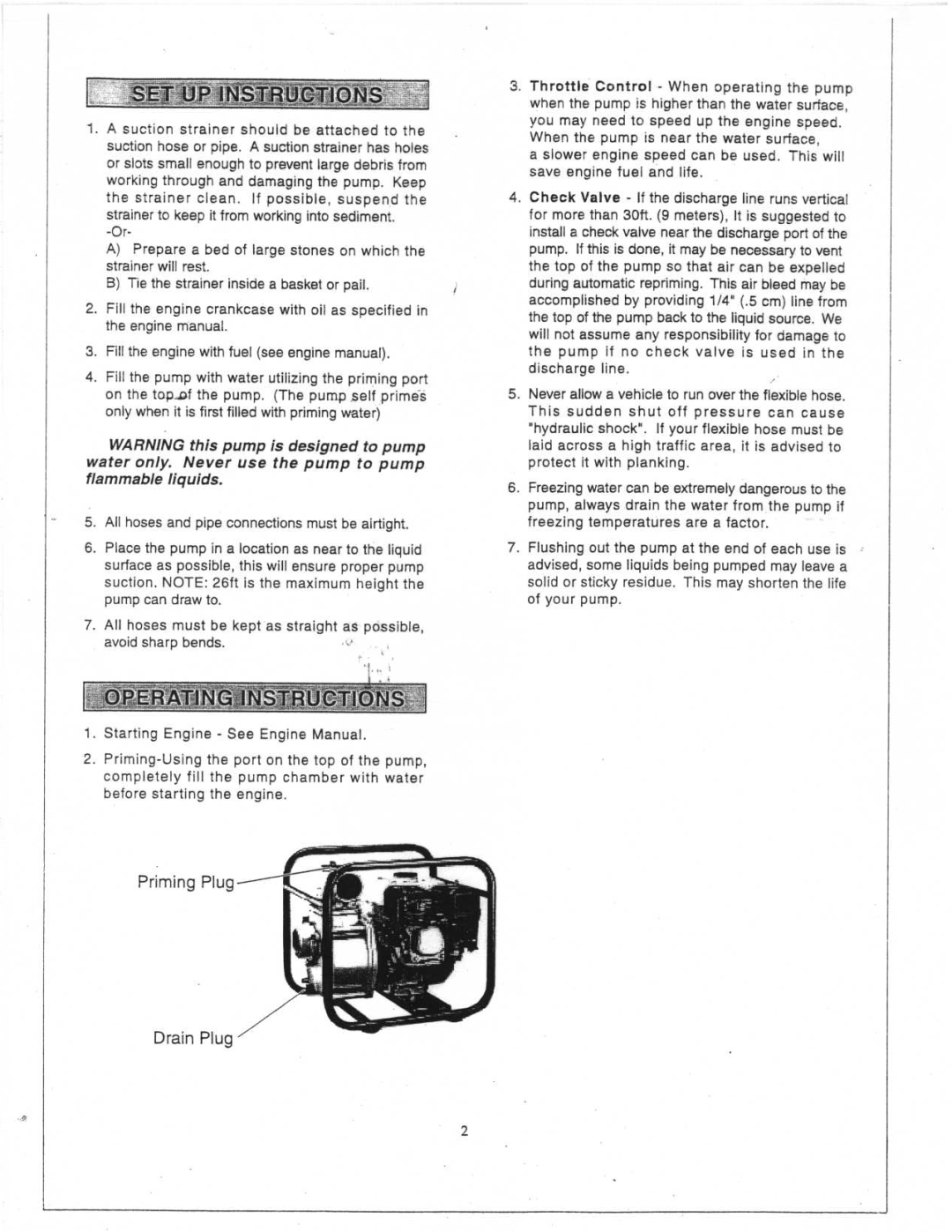 North Star 109170, 109180, 109160 manual 