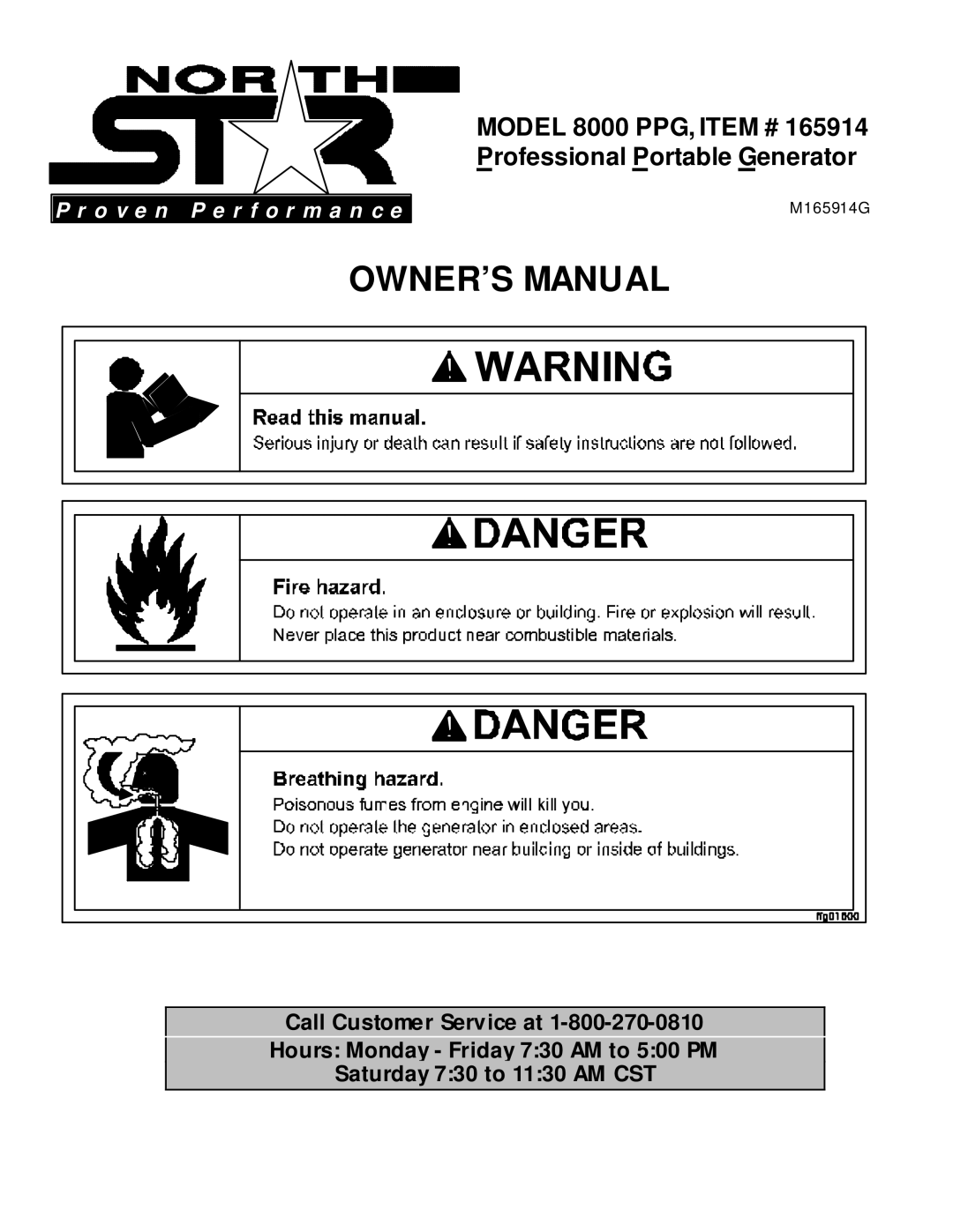 North Star 8000 PPG owner manual O v e n P e r f o r m a n c e 