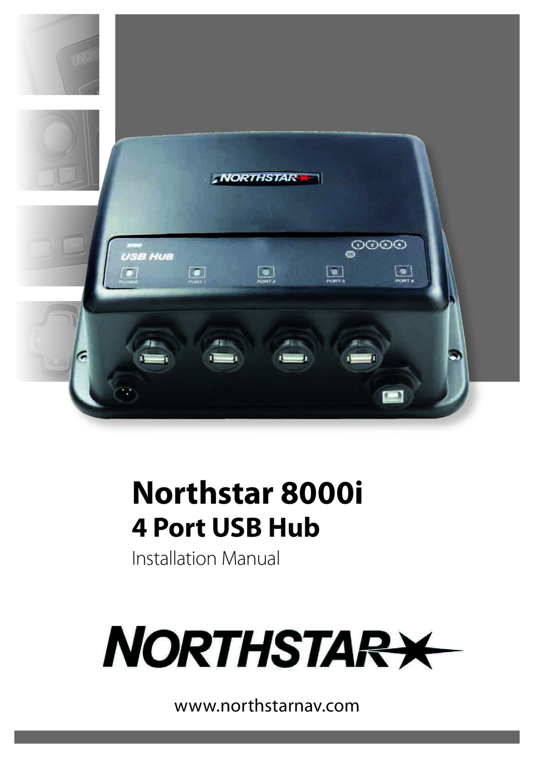 North Star 8000i installation manual Northstar, Port USB Hub, Installation Manual 