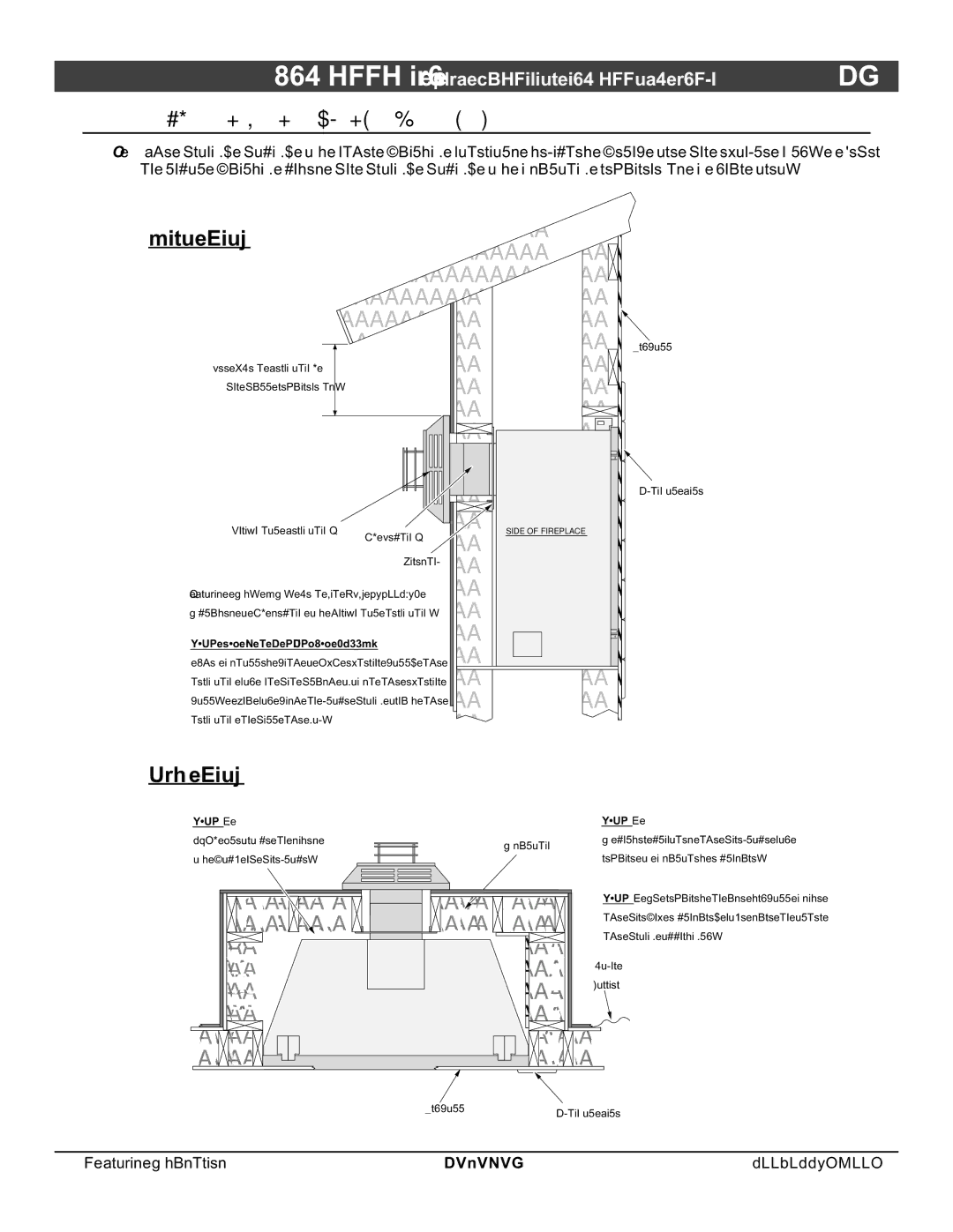 North Star 864 HH installation manual Side View 