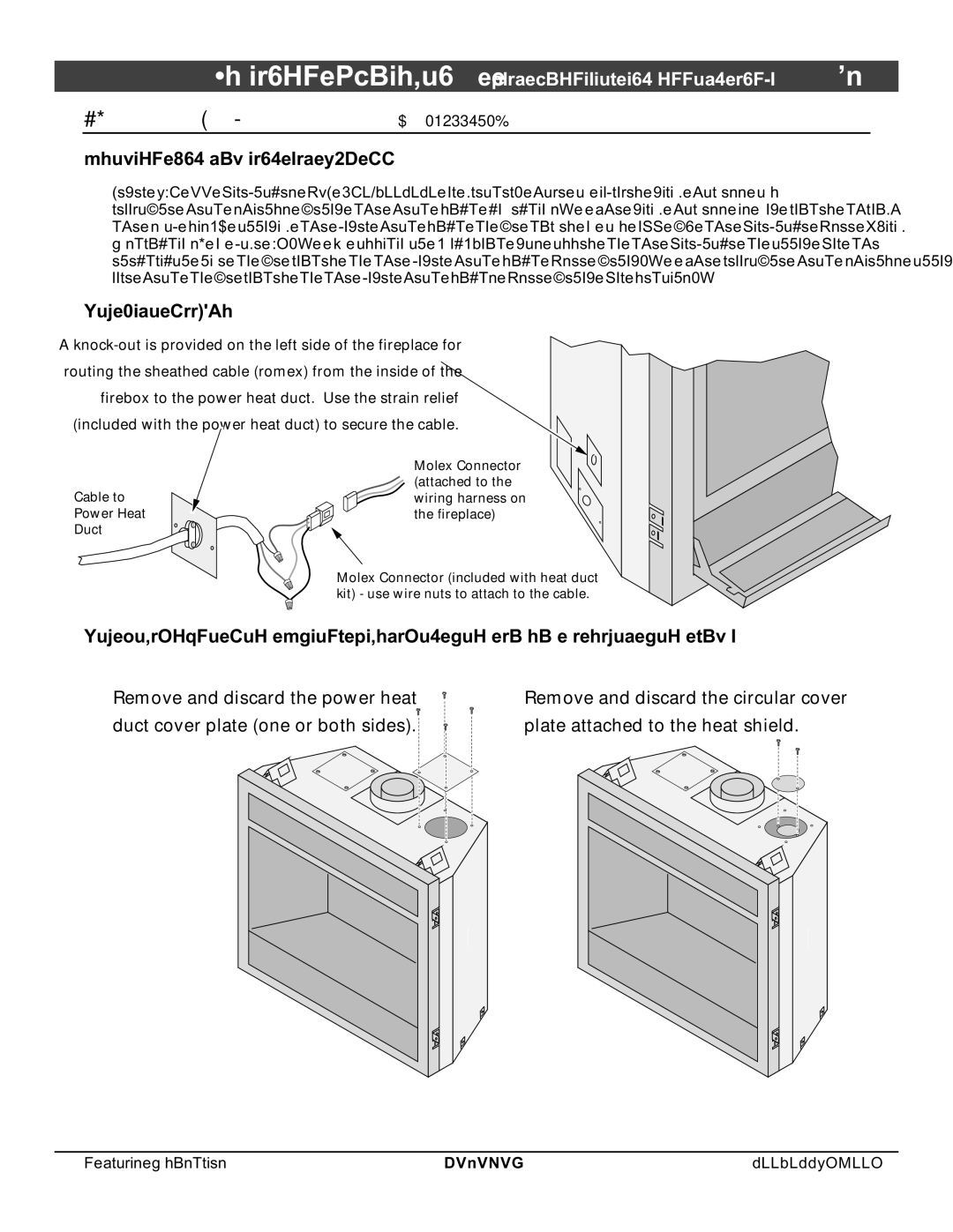 North Star installation manual Extra Room Power Heat Duct sku, Special Instructions for 864 HH, New Wire Hook-Up 