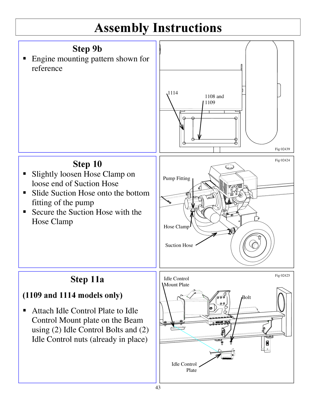 North Star M1108D owner manual models only 