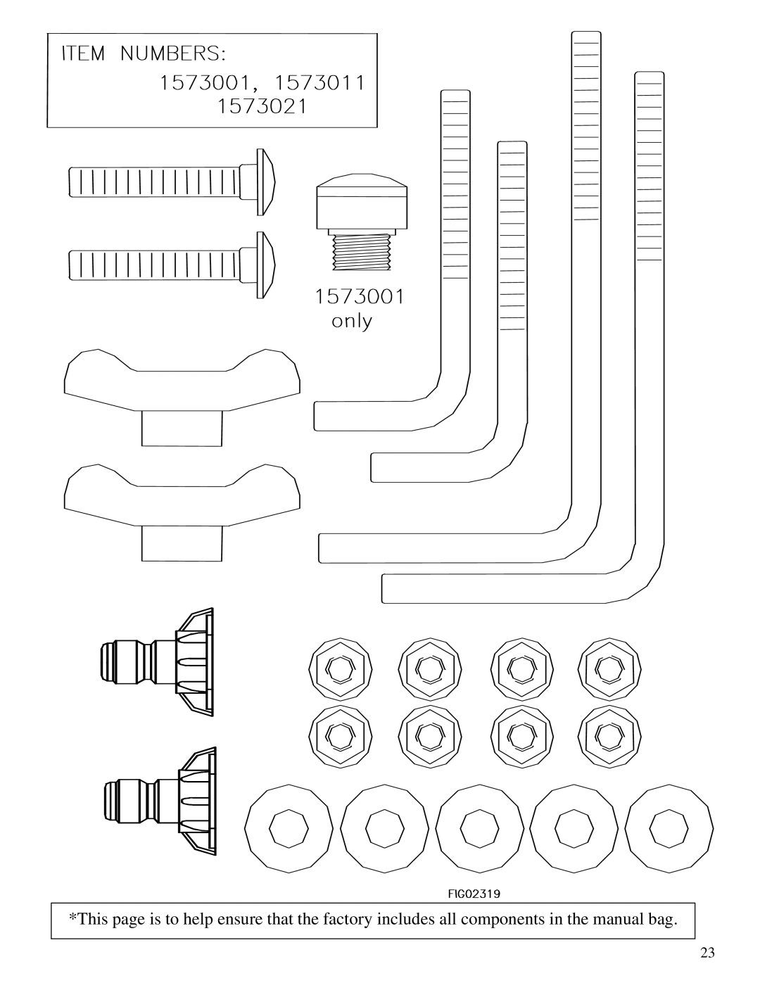 North Star M1573001A owner manual 