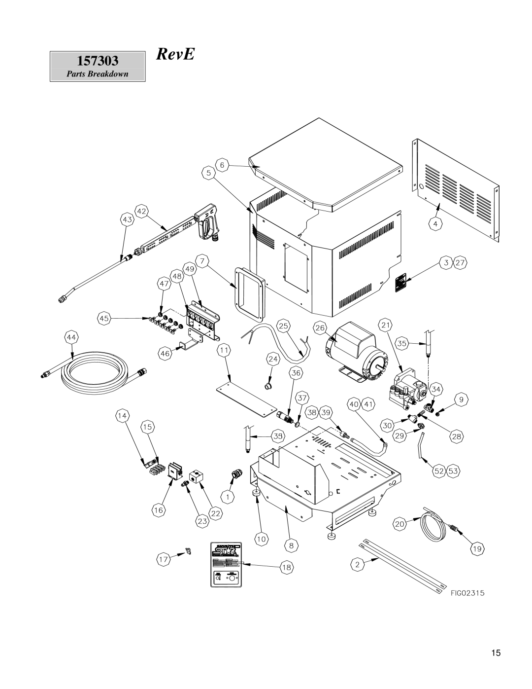 North Star M157304E specifications 157303 