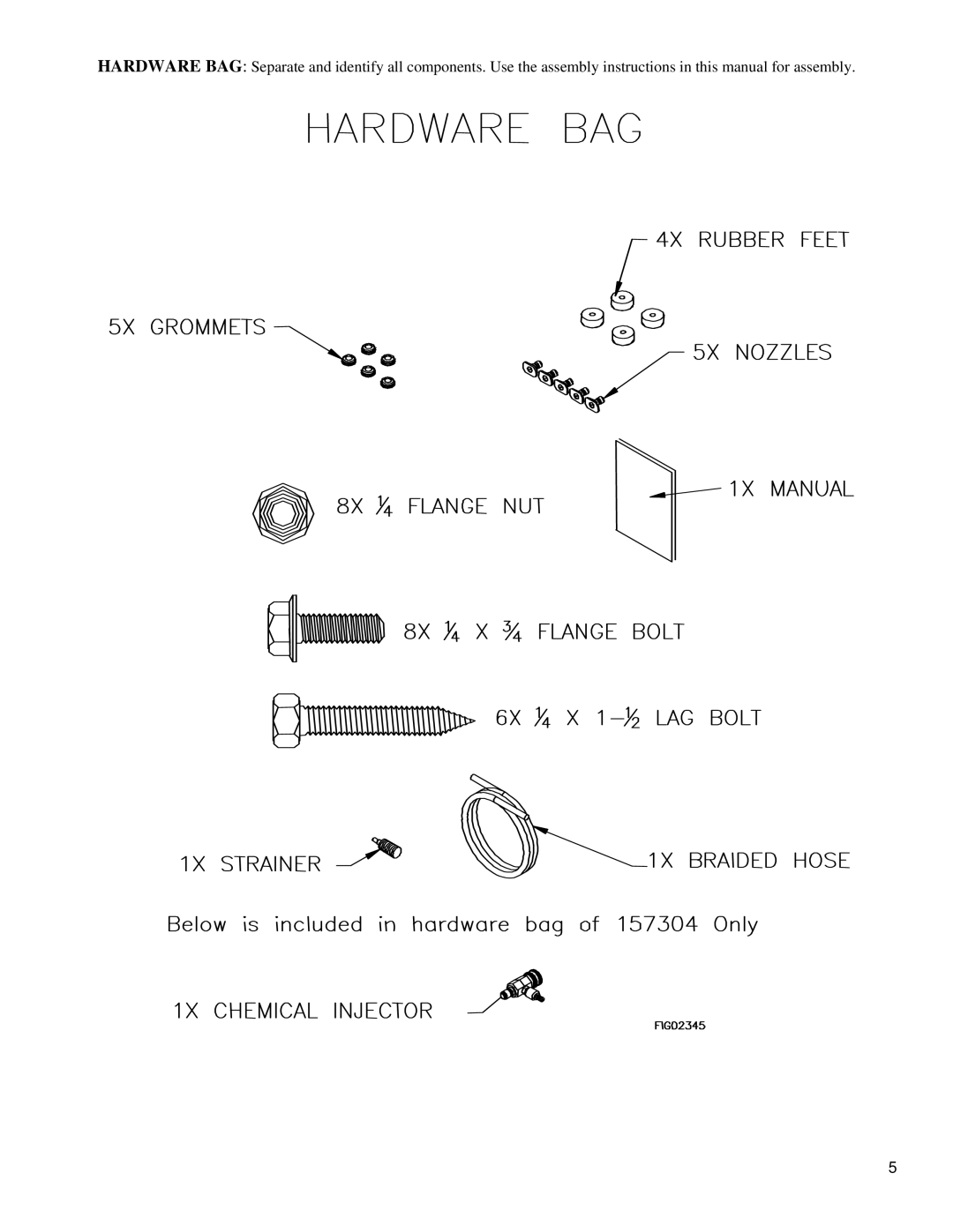 North Star M157304E specifications 