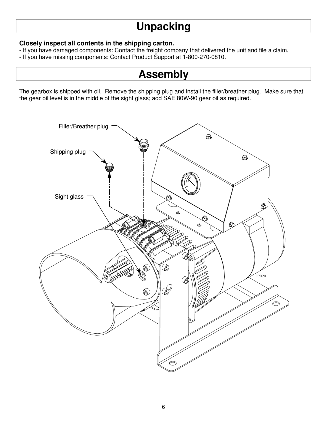 North Star M165951C owner manual Unpacking, Assembly, Closely inspect all contents in the shipping carton 