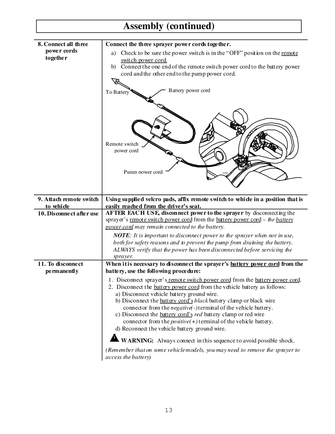 North Star M268180M owner manual Together, Attach remote switch 